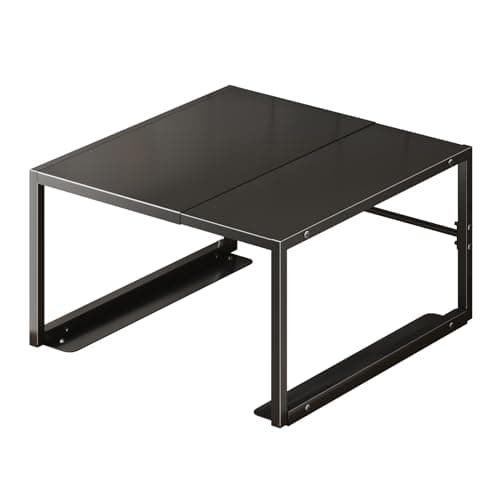 2 Tier Drawer Rack for 16.9 Deep Cabinet Orgainzer (Black)