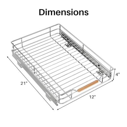 Heavy Duty Sliding Cabinet Organizer for Home Storage
