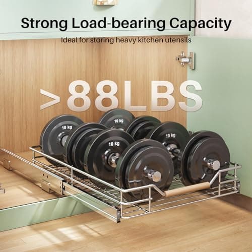 Heavy Duty Sliding Cabinet Organizer for Home Storage