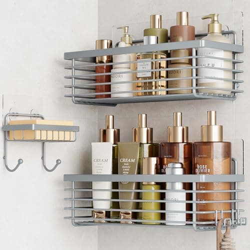 ODesign 3 Pack Rustproof SUS304 Stainless Steel Shower Caddy